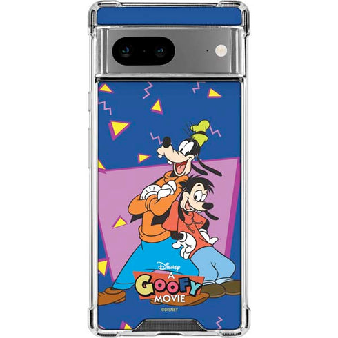 Disney Goofy and Max Google Pixel 8 Clear Case